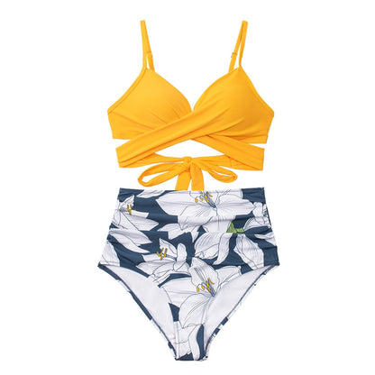 Hoge Bikini BroekSexy High Waist Badpak