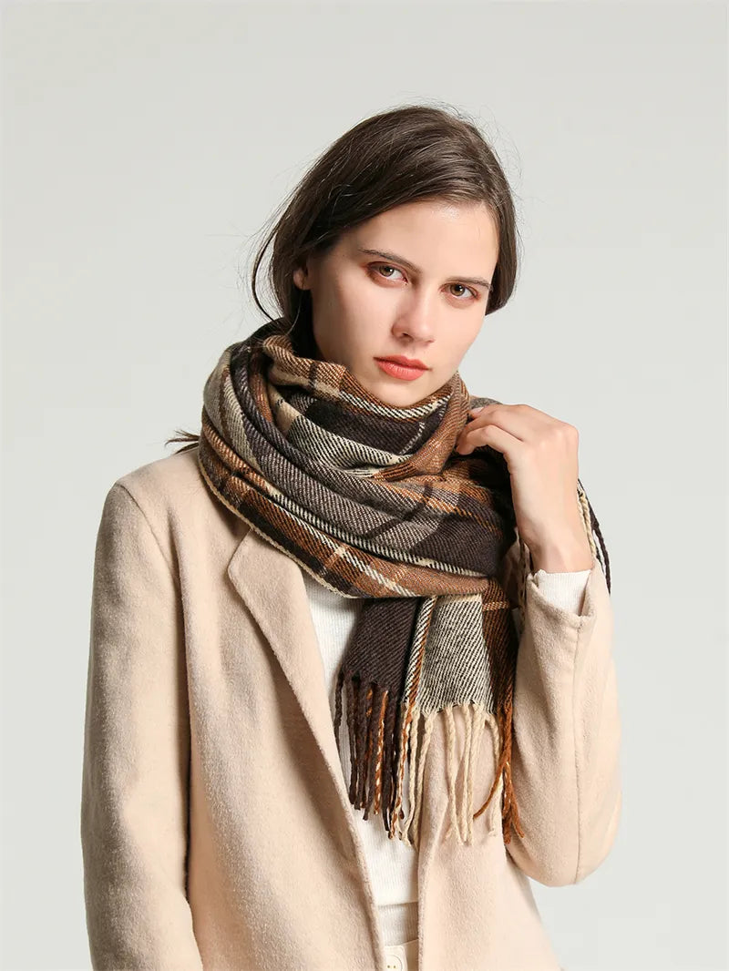 Gebreide Sjaal Trendy Warme Stijlvolle Accessoire