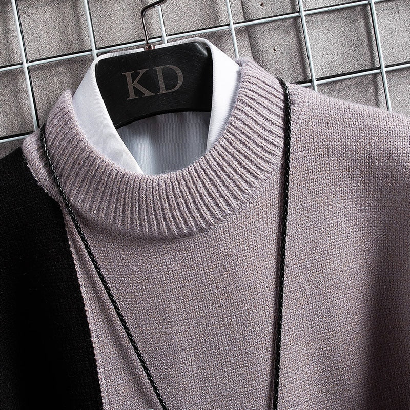 Patchwork Pullover - Warme Modieuze Heren Sweatshirt
