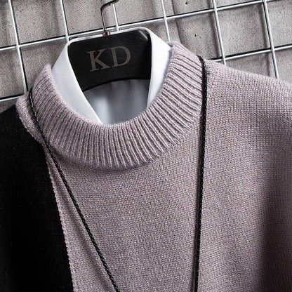 Patchwork Pullover - Warme Modieuze Heren Sweatshirt