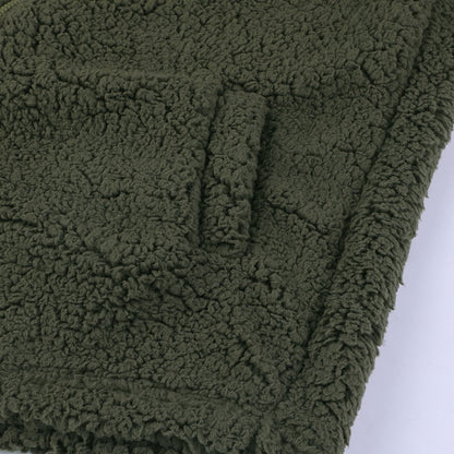Zacht Teddy Vest Capuchon Warm en Comfortabel
