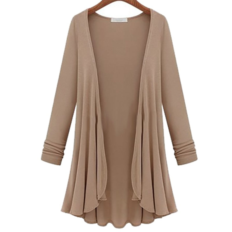Dames Lang Vest Elegante Snit met Rijke Details