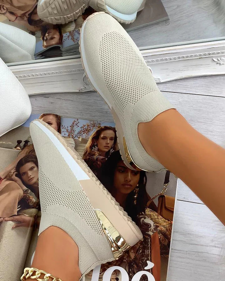 Dames Slip-on Sneakers – Lichtgewicht Comfort Schoenen voor Dagelijks Gebruik