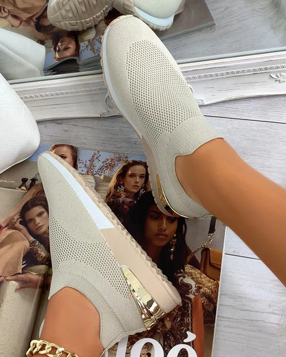 Dames Slip-on Sneakers – Lichtgewicht Comfort Schoenen voor Dagelijks Gebruik