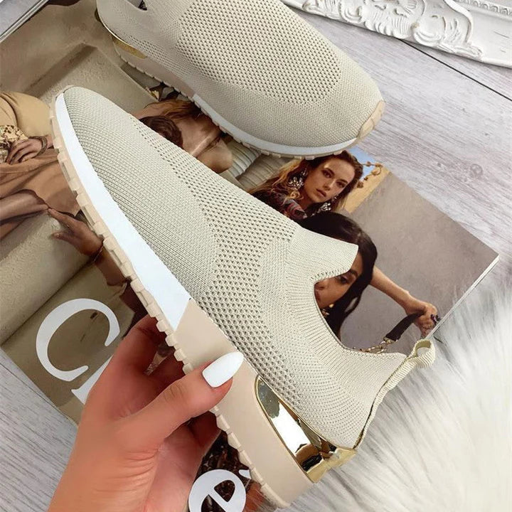 Dames Slip-on Sneakers – Lichtgewicht Comfort Schoenen voor Dagelijks Gebruik