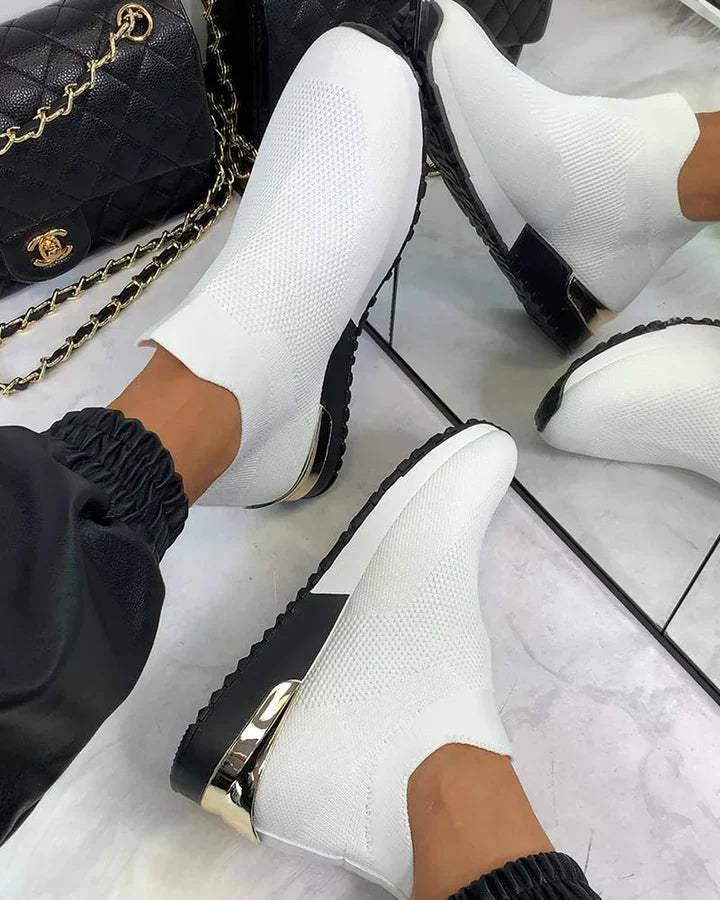 Dames Slip-on Sneakers – Lichtgewicht Comfort Schoenen voor Dagelijks Gebruik