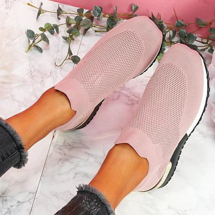 Dames Slip-on Sneakers – Lichtgewicht Comfort Schoenen voor Dagelijks Gebruik