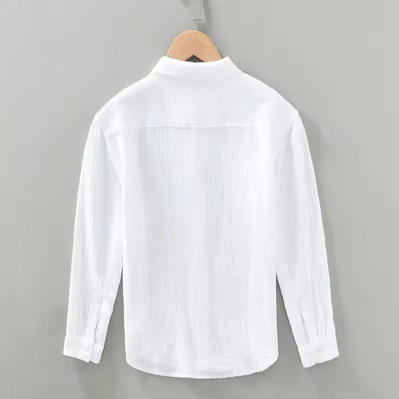 Hidde | Camicia da uomo a maniche lunghe semplice 7