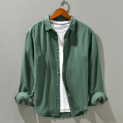 Hidde | Camicia da uomo a maniche lunghe semplice 8