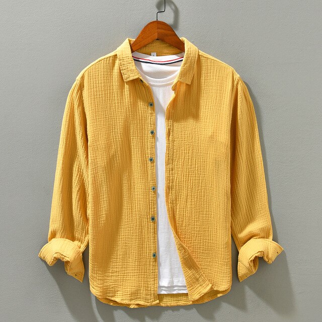 Hidde | Camicia da uomo a maniche lunghe semplice 9