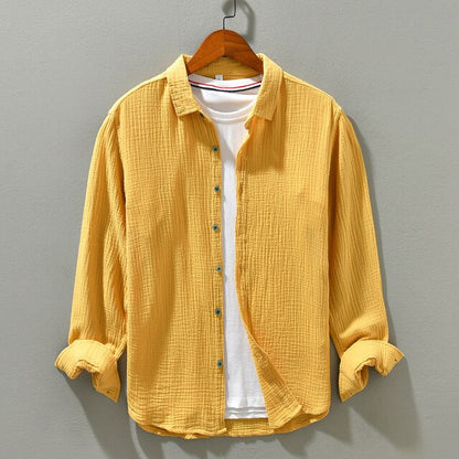 Hidde | Camicia da uomo a maniche lunghe semplice 9