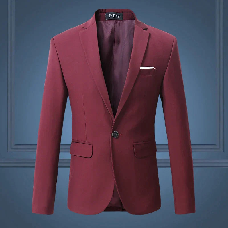 Heren Blazer Klassiek Donkerblauw Maatwerk Stijl