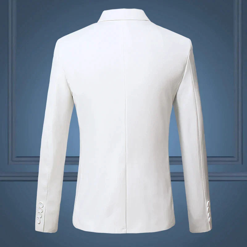Heren Blazer Klassiek Donkerblauw Maatwerk Stijl