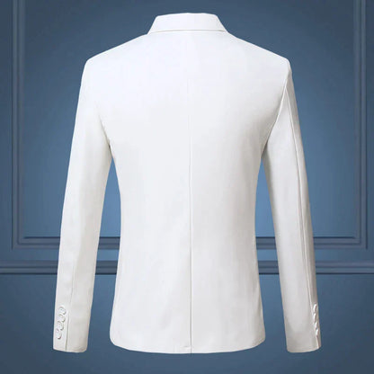 Heren Blazer Klassiek Donkerblauw Maatwerk Stijl