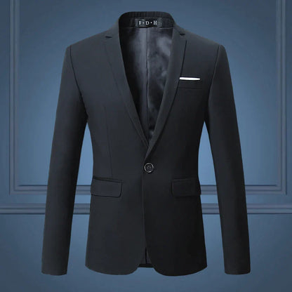Heren Blazer Klassiek Donkerblauw Maatwerk Stijl
