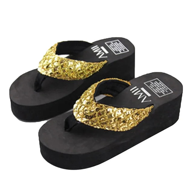 Eleganza Stijlvolle Zomerse Hoge Hakken Slippers