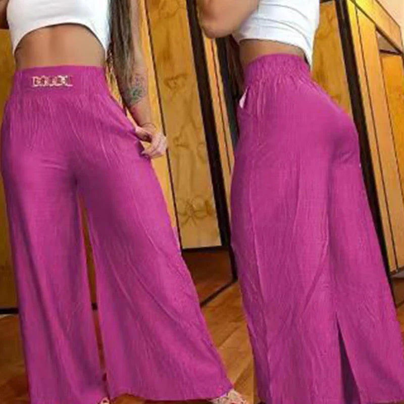 Zomerbries Hoge Taille Wijde Broek De Perfecte Zomerse Stijl
