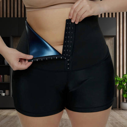 Sauna Broek met Taille Trainer voor Buikvet Verbranding