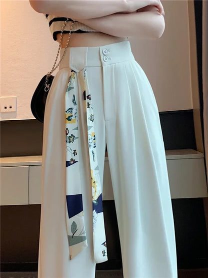 JunoBelle Elegante Witte Pak Broek