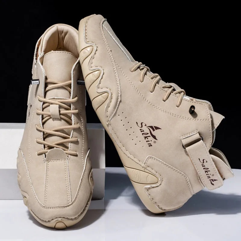 Orthopedische Sneakers Hoge Zool met Klittenband - Mode Vibes