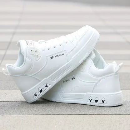 Hoge top sneakers met vetersluiting