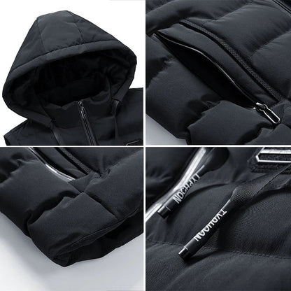 Ruiz Heren Mouwloos Vest met Capuchon