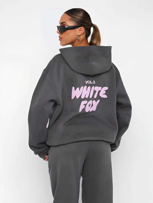 Dames Hoodie RelaxFit met Opvallende Print - Mode Vibes