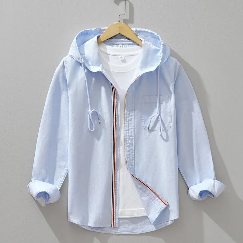 Linnen Hoodie Capuchon Borstzak Casual Kleding - Mode Vibes