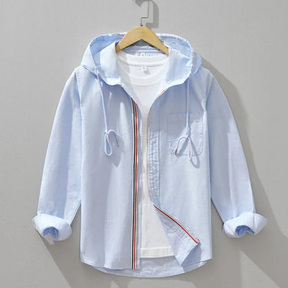 Linnen Hoodie Capuchon Borstzak Casual Kleding - Mode Vibes