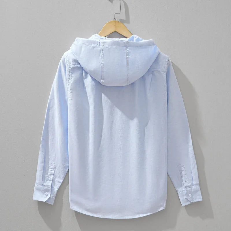 Hoodie met capuchon en borstzak