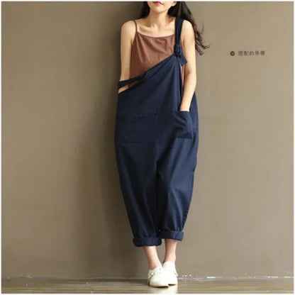 Stijlvolle Chic Loose Solid Jumpsuit voor Dames