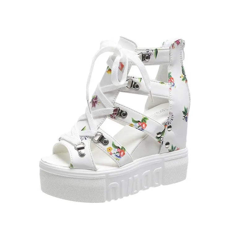LunaChic Stijlvolle Zomerse Platform Sandalen