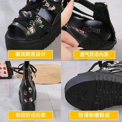 LunaChic Stijlvolle Zomerse Platform Sandalen