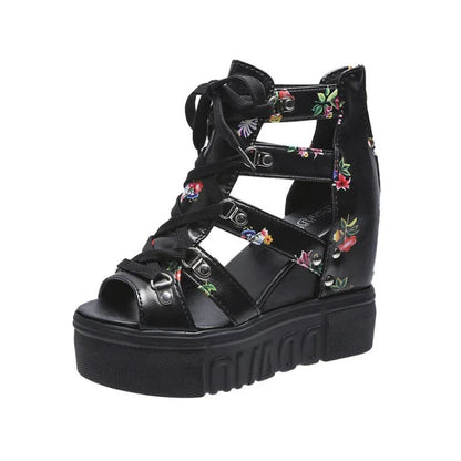 LunaChic Stijlvolle Zomerse Platform Sandalen
