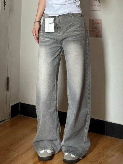 Houzhou Baggy Gewassen Jeans