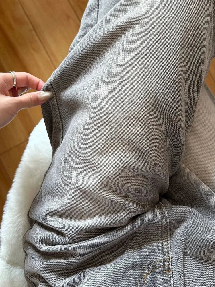 Houzhou Baggy Gewassen Jeans