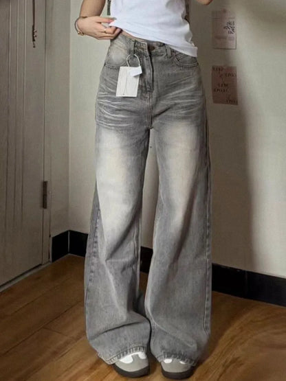 Houzhou Baggy Gewassen Jeans