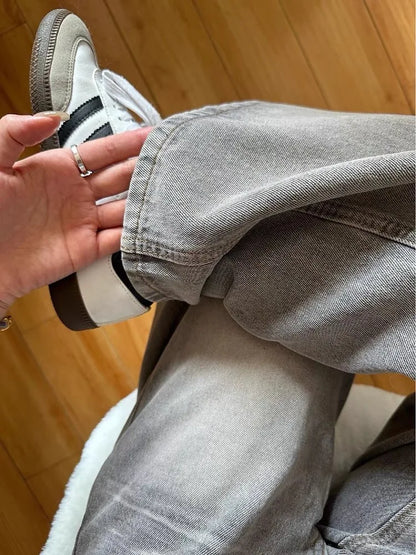 Houzhou Baggy Gewassen Jeans