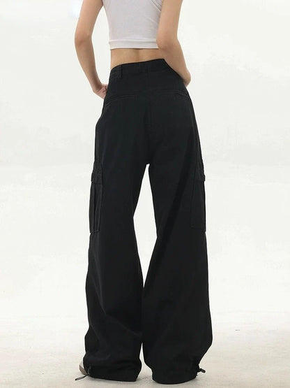 Vintage Cargo Broek voor Vrouwen - Y2K Stijl