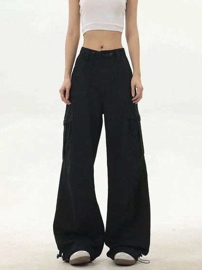 Vintage Cargo Broek voor Vrouwen - Y2K Stijl