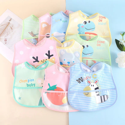 Baby Slabbetjes Waterdicht Verstelbaar 5 Delig Set