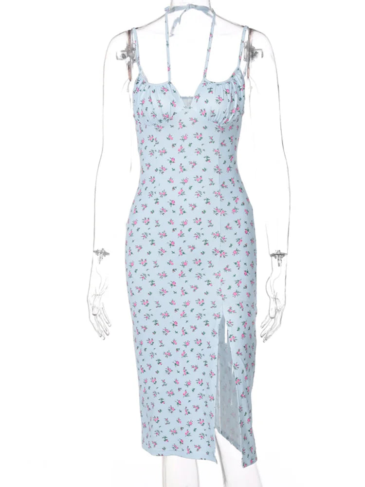Zomer Vrouwen Mode Mouwloze Satijn Slip Maxi Jurk