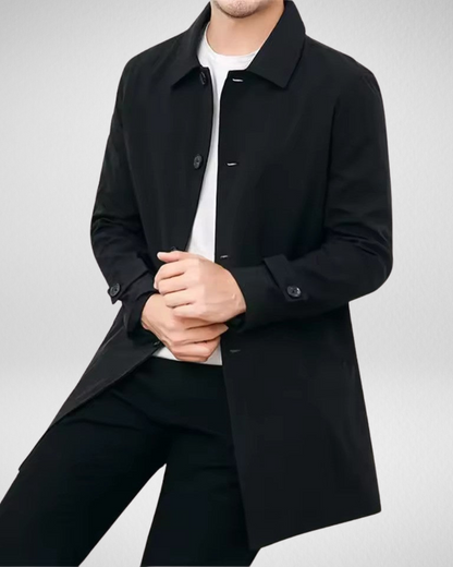 Heren Overcoat Waterafstotend Stijlvol Warm