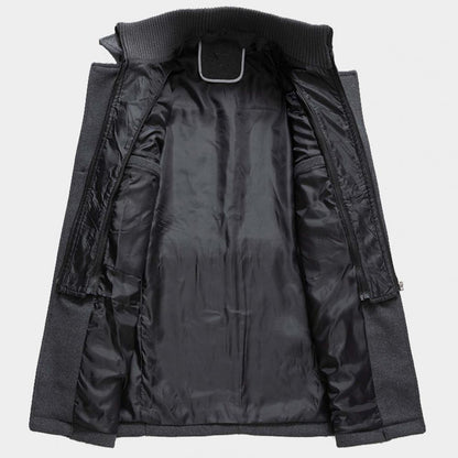 Heren Trenchcoat Waterdicht Met Thermische Voering