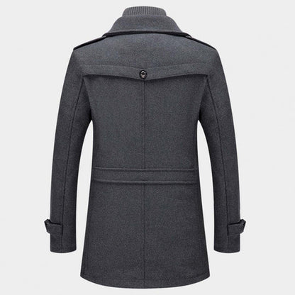 Heren Trenchcoat Waterdicht Met Thermische Voering