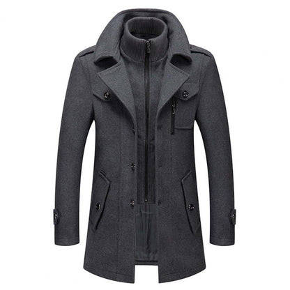 Heren Trenchcoat Waterdicht Met Thermische Voering