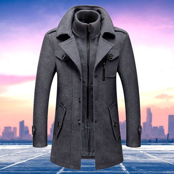 Heren Trenchcoat Waterdicht Met Thermische Voering