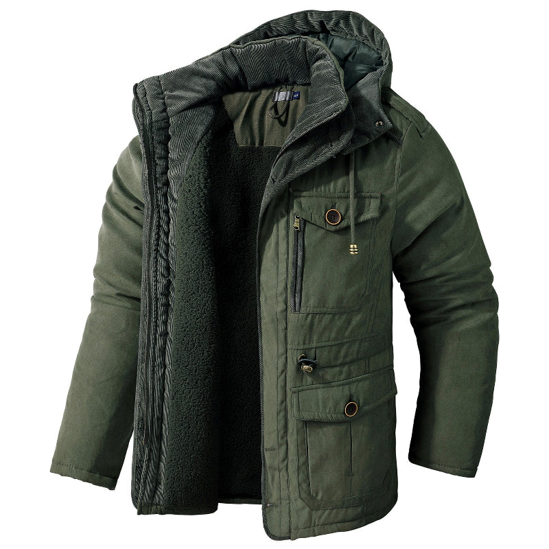 Heren Winterjas Waterafstotend met Fleecevoering Warm