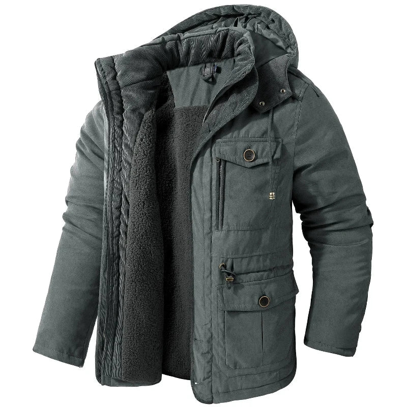 Heren Winterjas Waterafstotend met Fleecevoering Warm