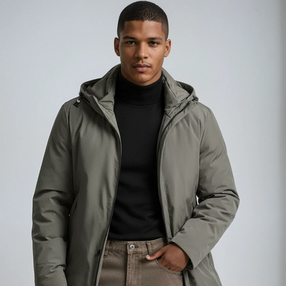 Heren Winterjas Waterdicht met Fleece Voering Warm